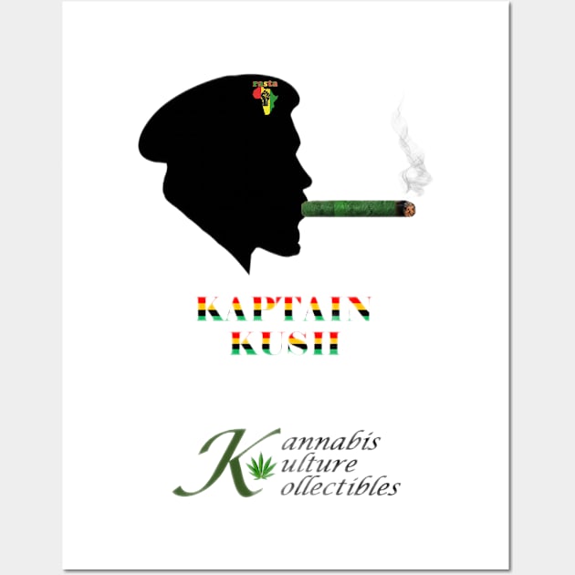 Kaptain Kush Wall Art by Kannabis Kulture Kollectibles